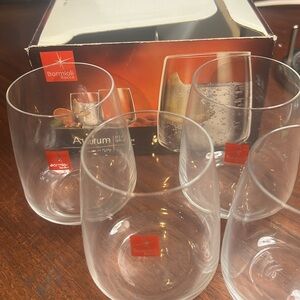 Bormioli Rocco Aurum Glass Set for water stemless